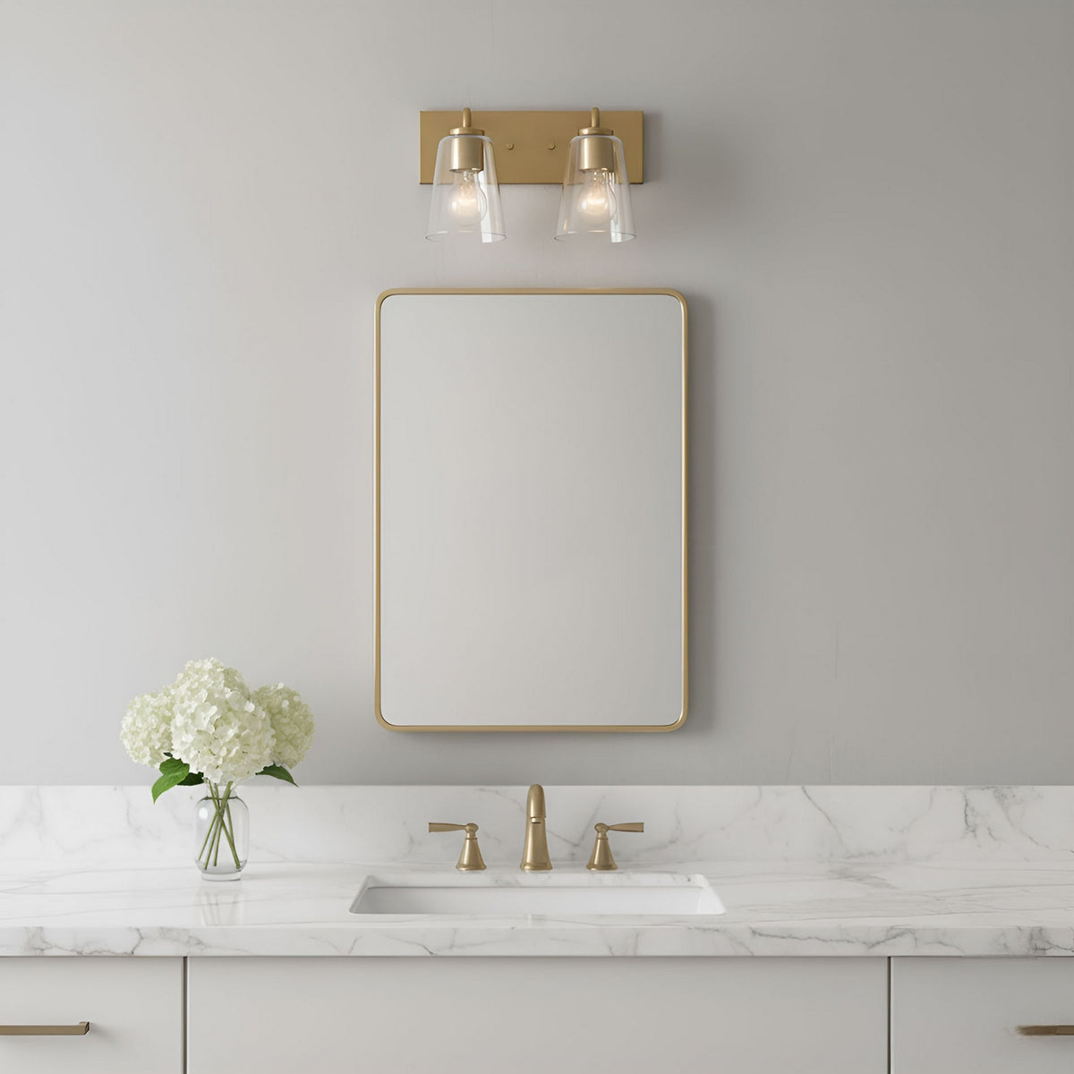 Miles Two Light Bath — Clear