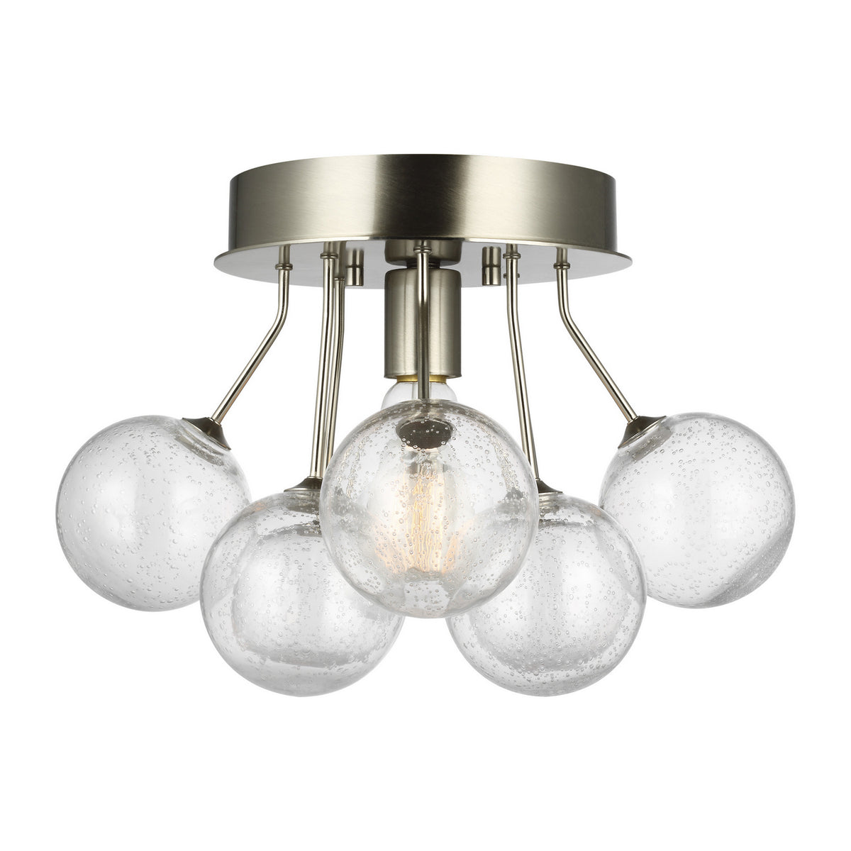 One Light Semi-Flush Mount