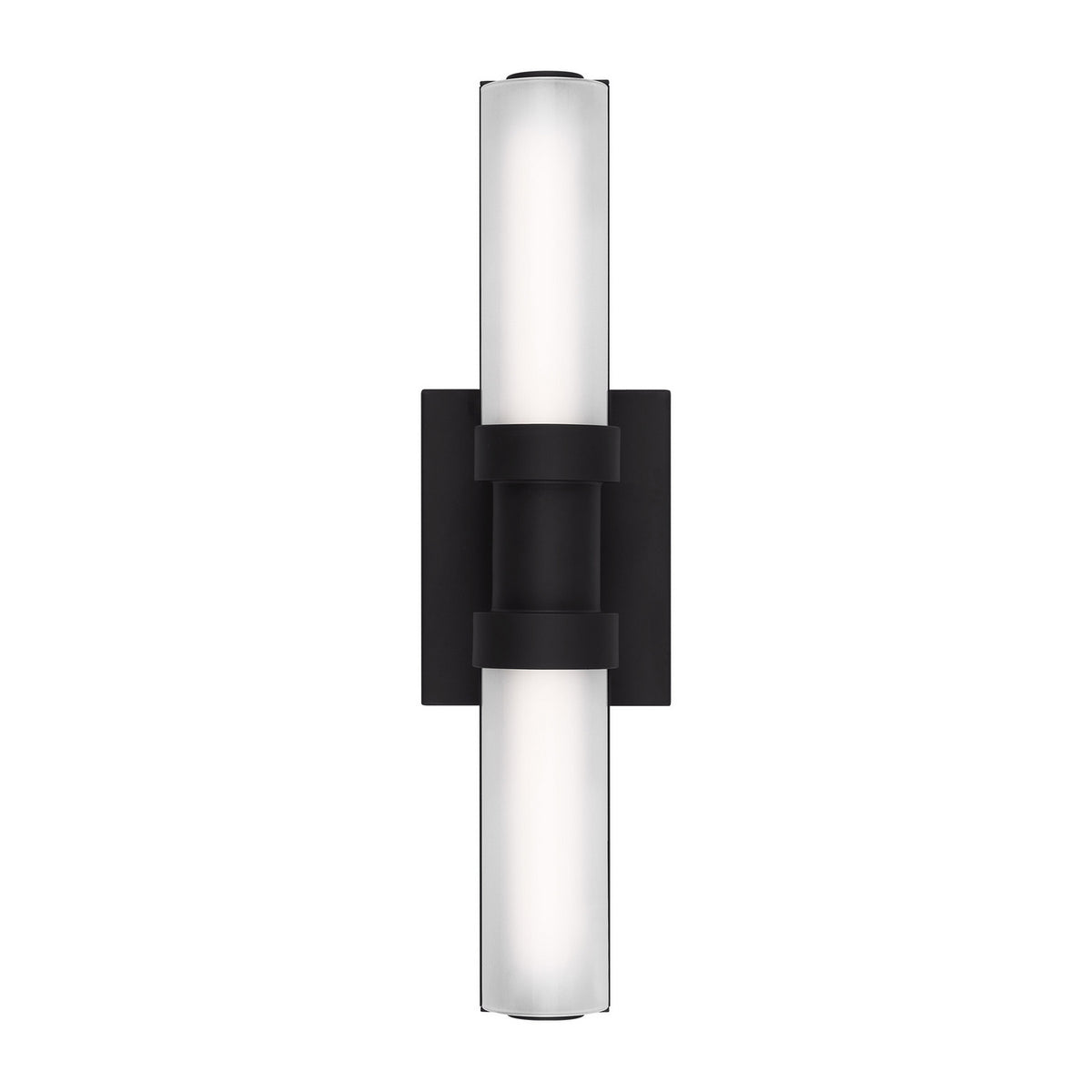 LED Bath Wall Sconce — W: 4.75" × H: 18.00" × D: 4.50"