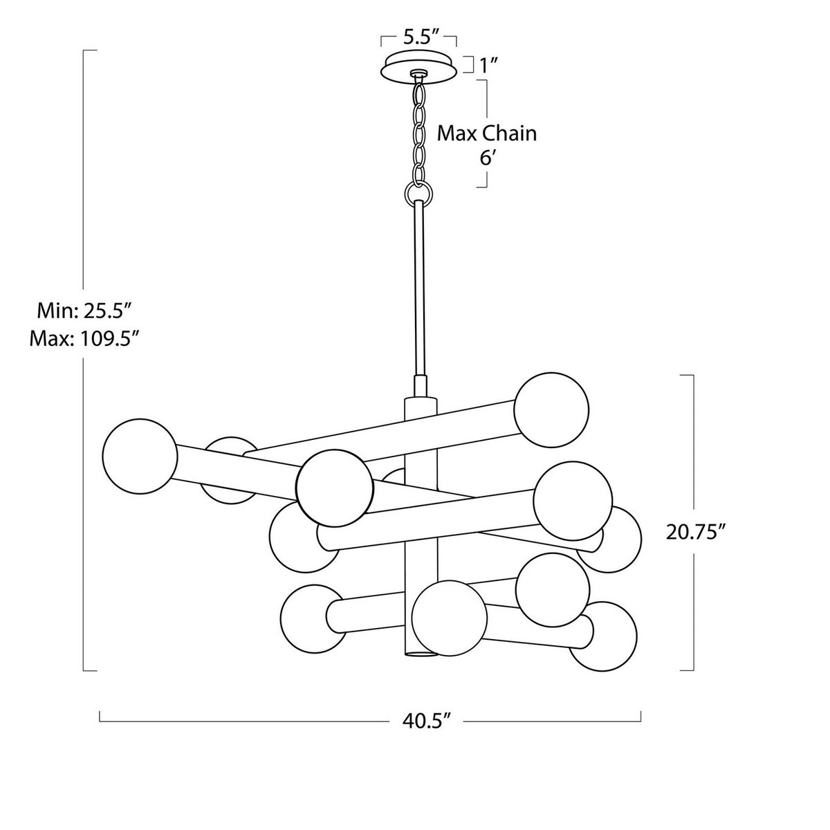 Dion LED Chandelier