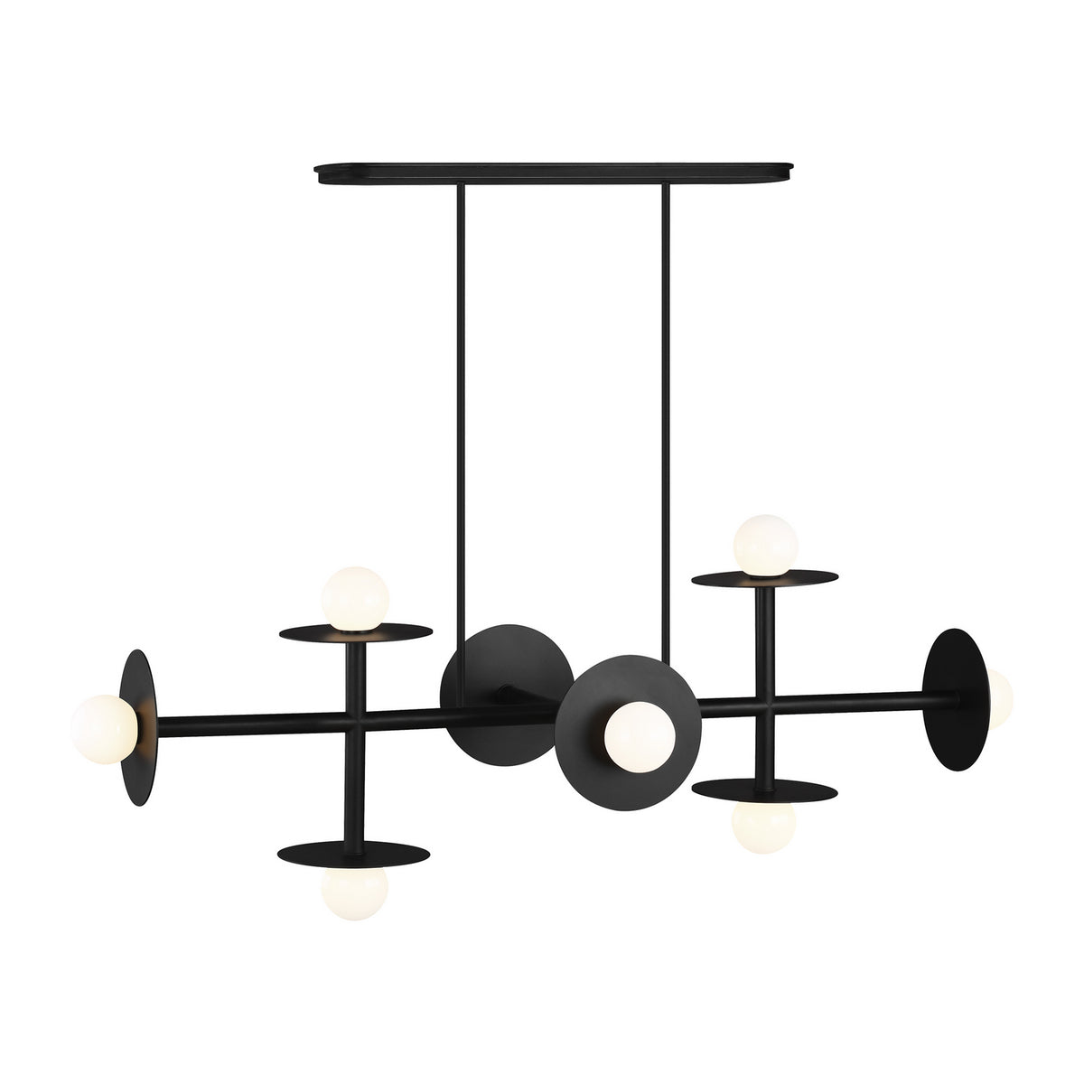 Nodes Large Linear Chandelier