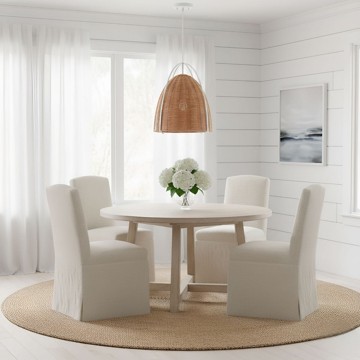 Norman Large Wicker Pendant
