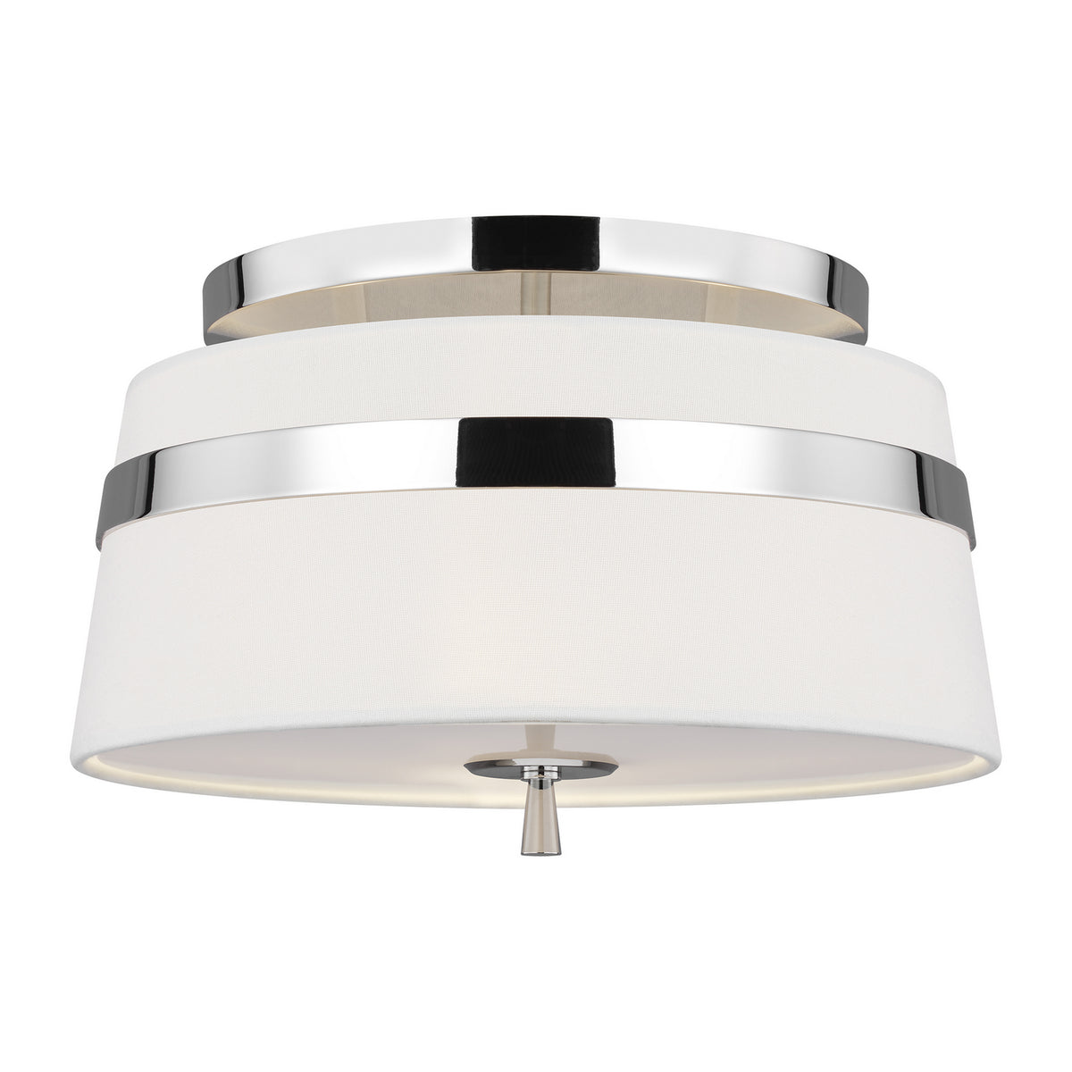 Three Light Semi-Flush Mount — 8.25"