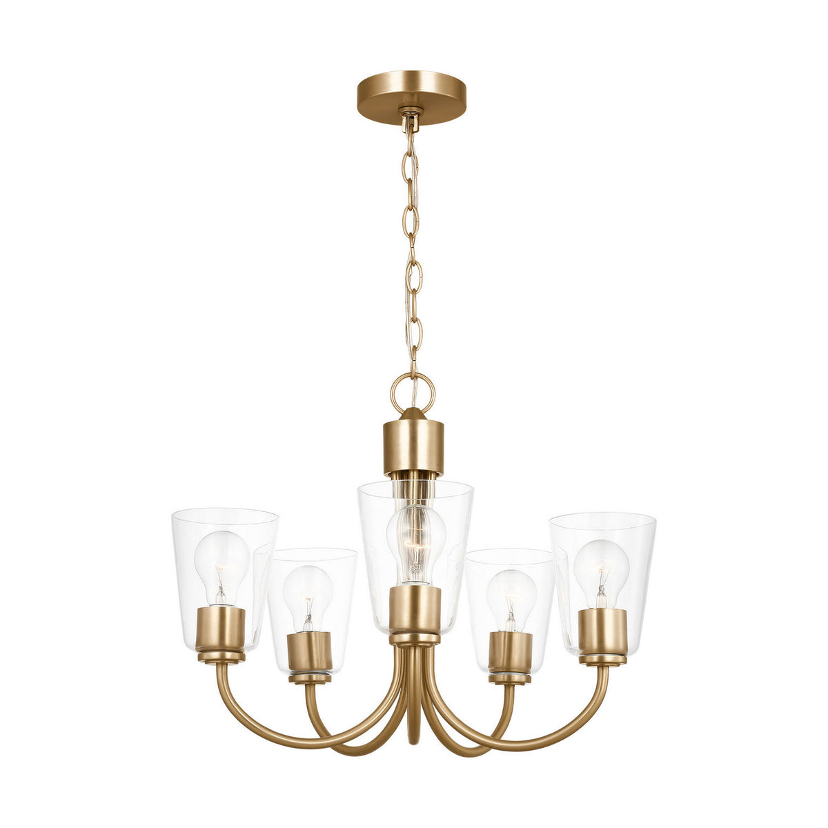 Miles Five Light Chandelier