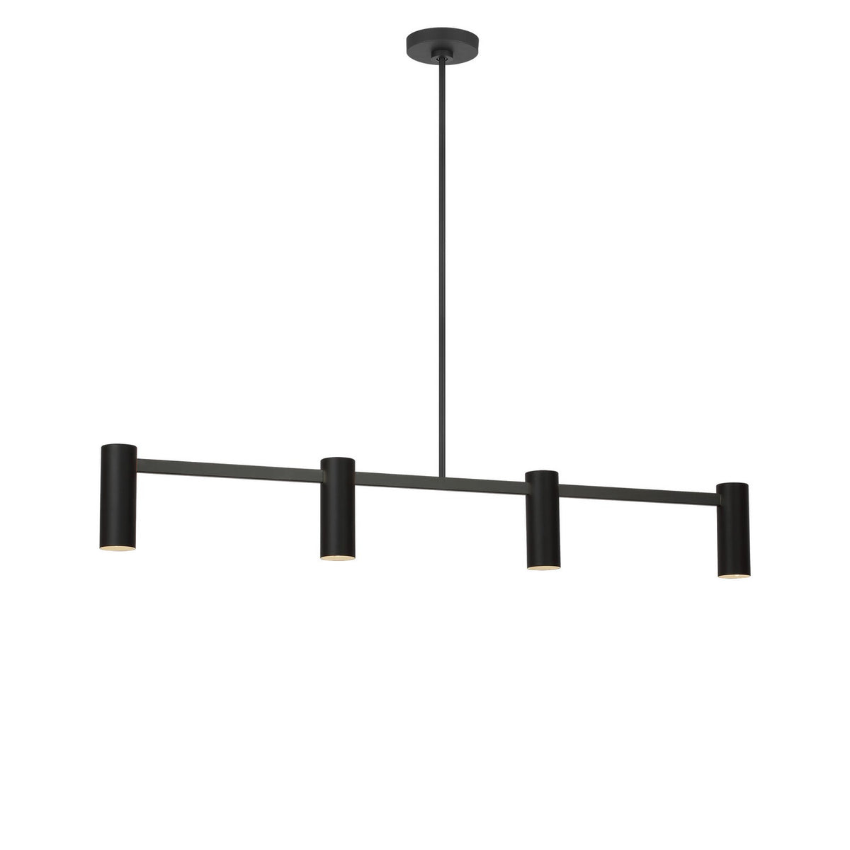 Zentro Four Light Linear Chandelier