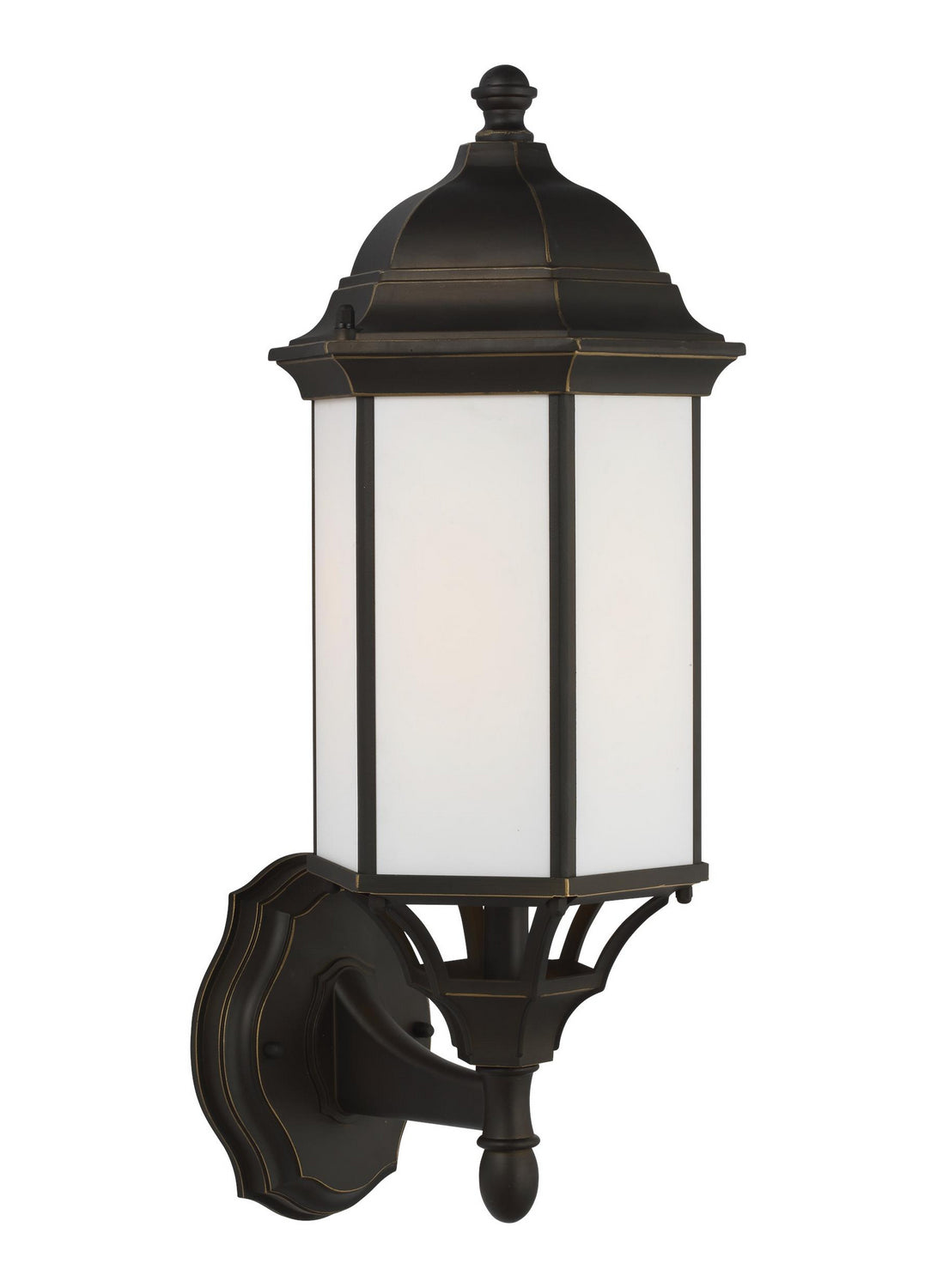 Sevier 19.5" Uplight Lantern — Satin Etched