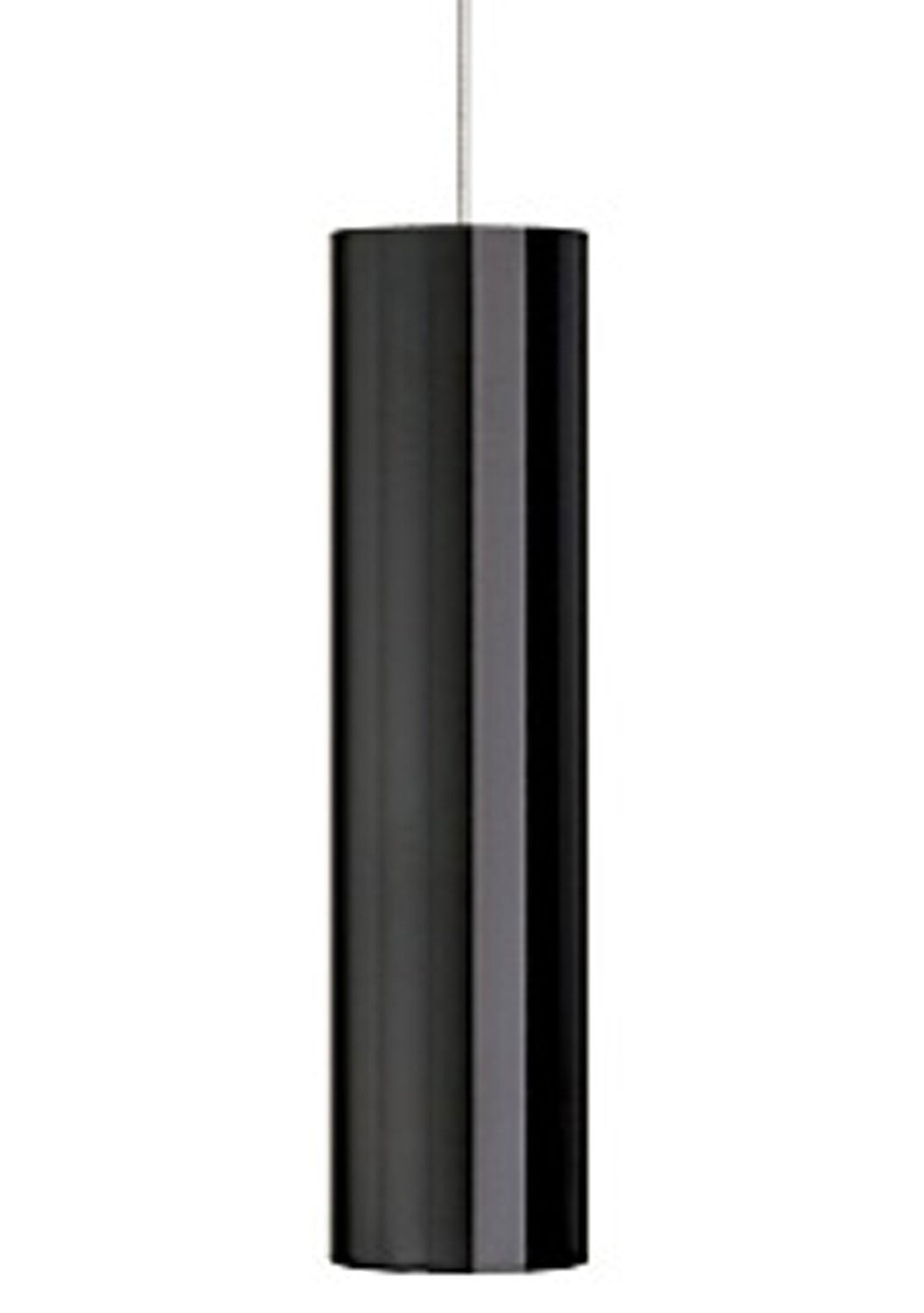 Piper One Light Pendant — Black/Satin Nickel, MonoRail