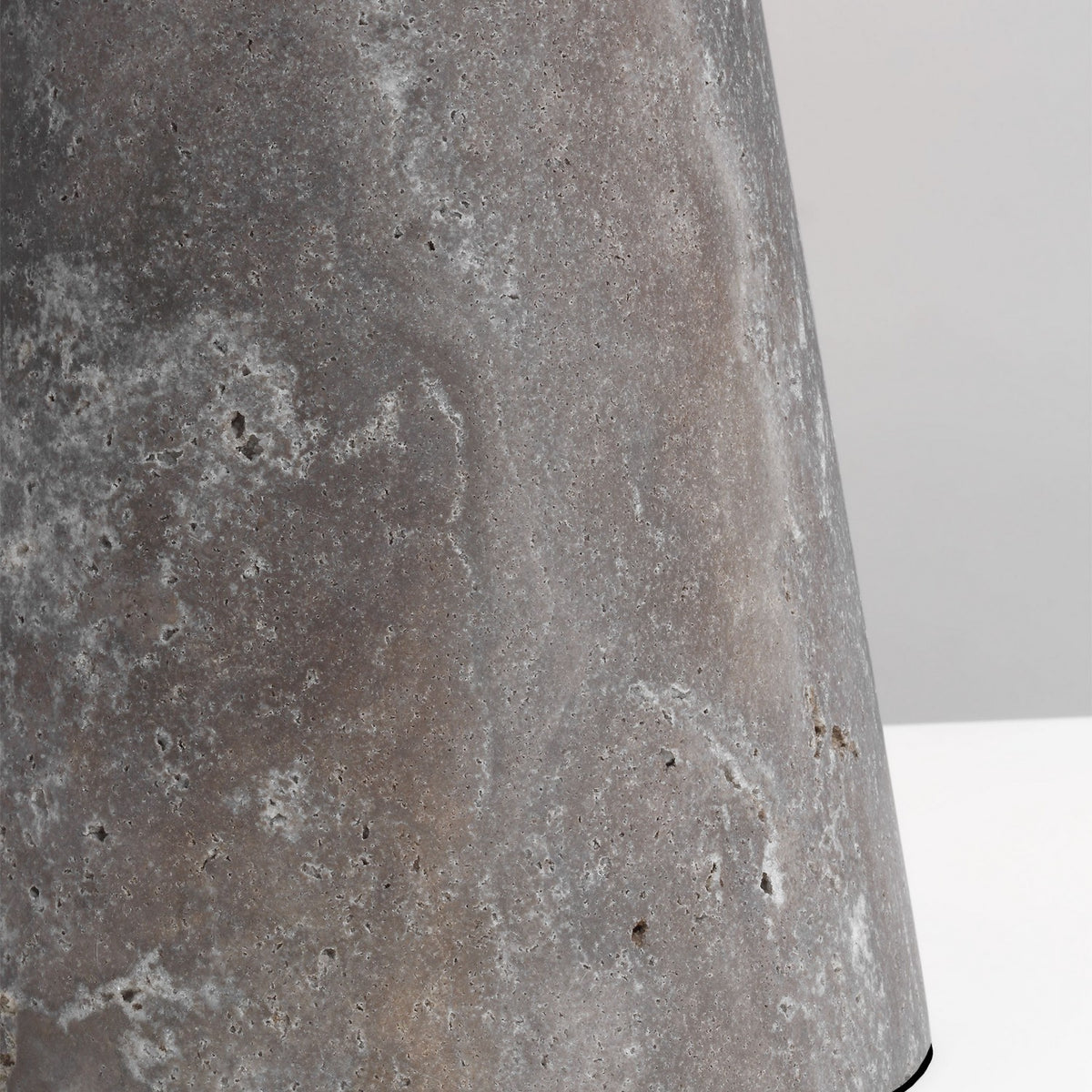 Aegis Medium Travertine Table Lamp