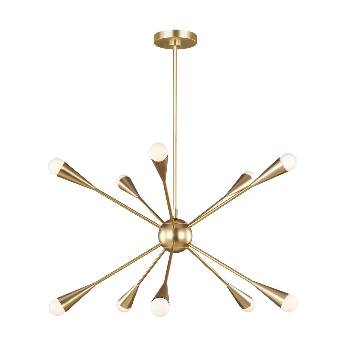Ten Light Chandelier — 27.25"