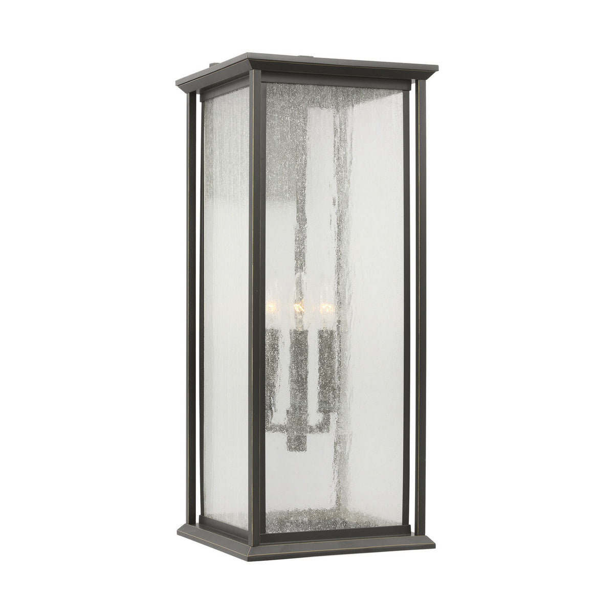 Audley 24" Lantern — Distressed Seeded