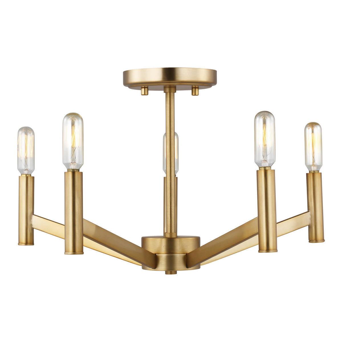 Five Light Semi-Flush Mount — 11.00"