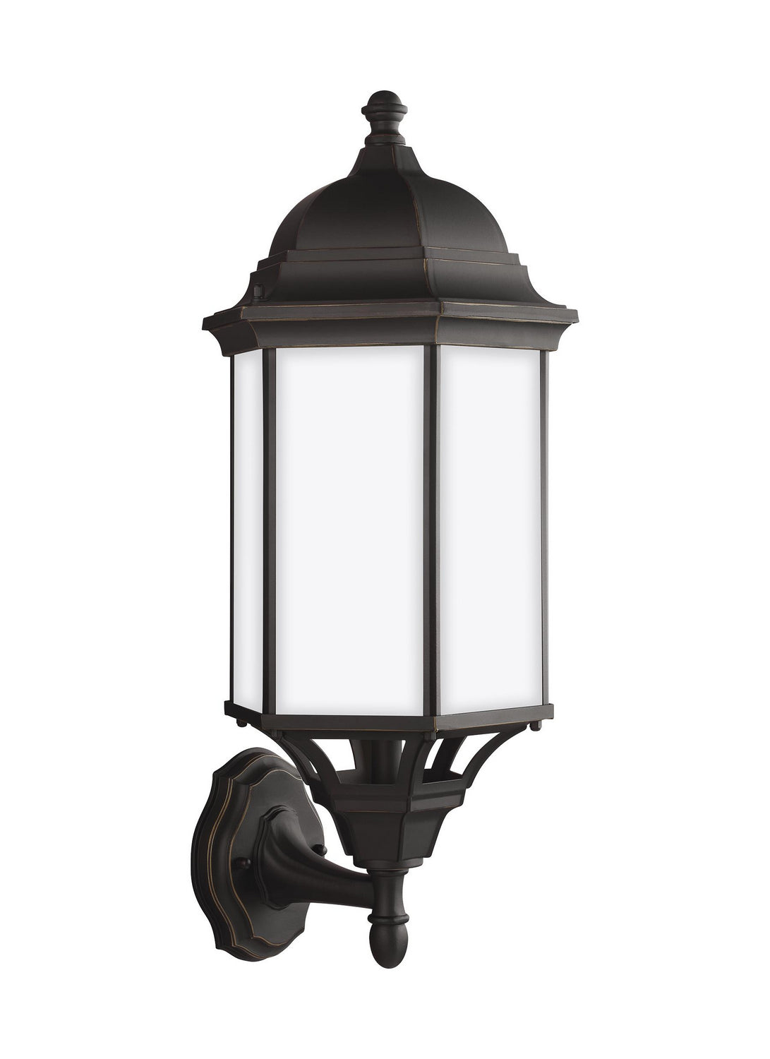 Sevier 22" Up Lantern — Satin Etched