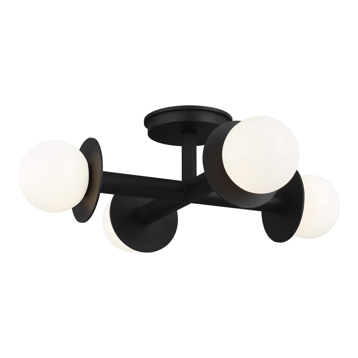 Four Light Semi-Flush Mount