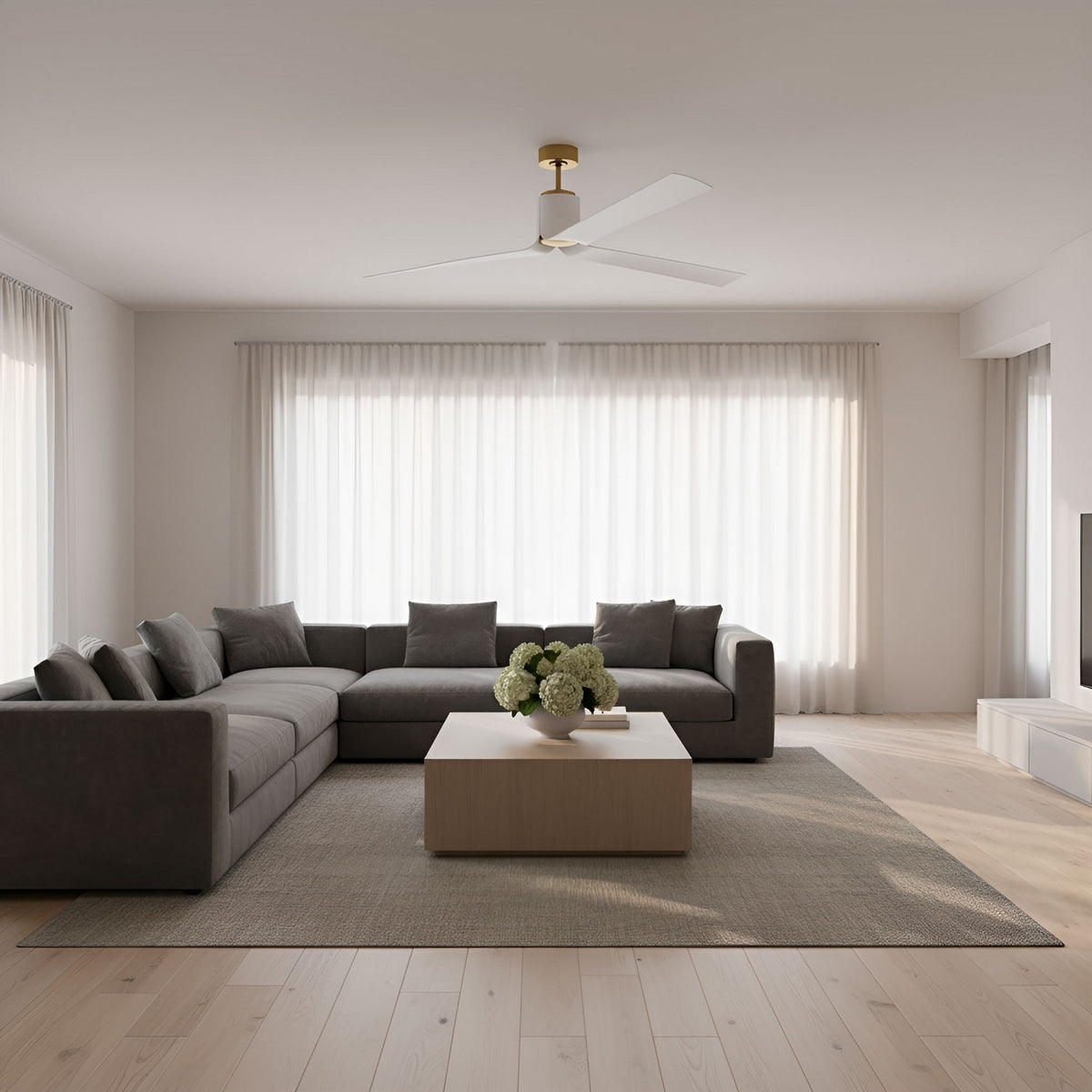Peel Smart 66" LED Ceiling Fan