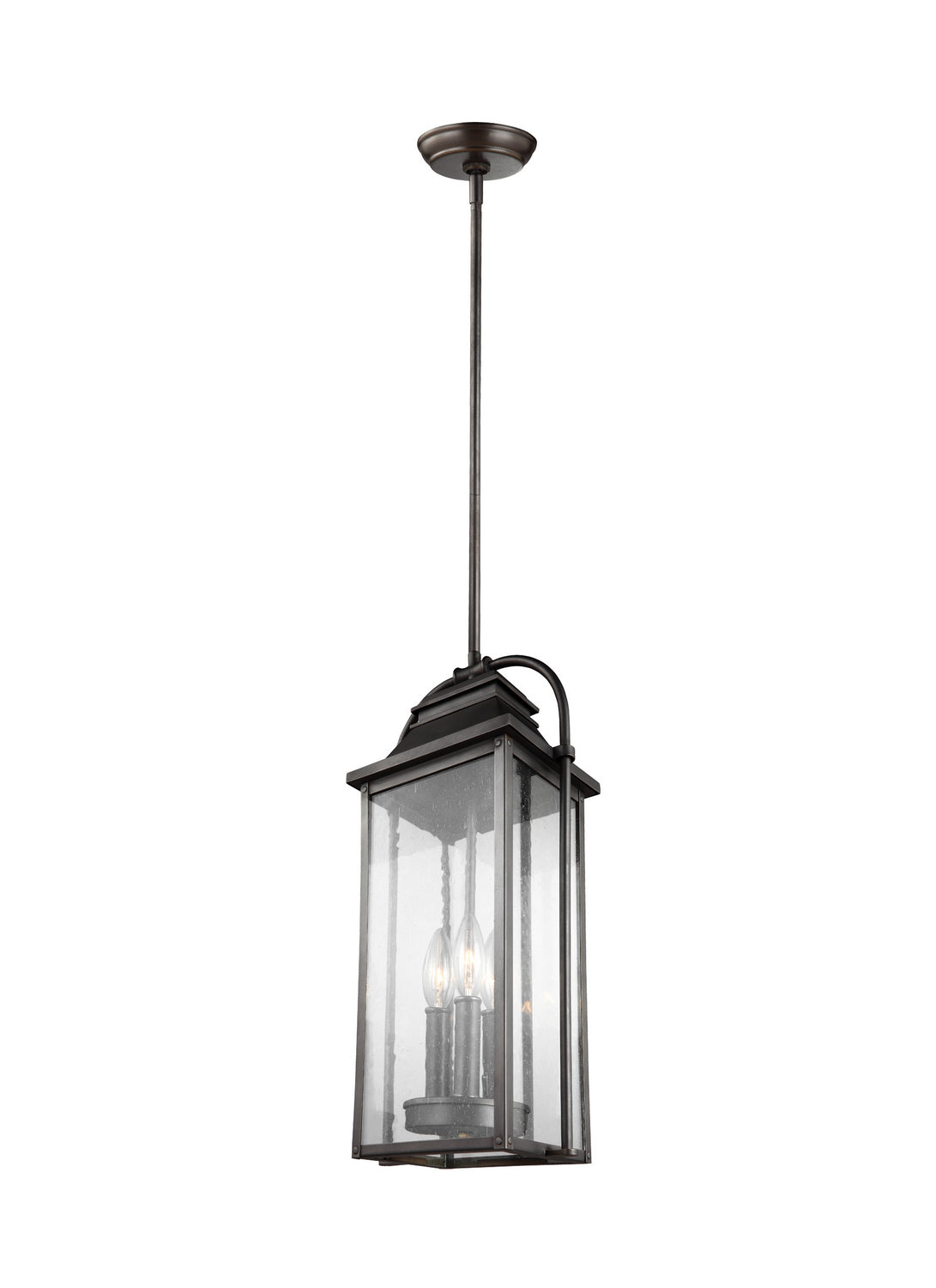 Three Light Outdoor Pendant — 18.75"
