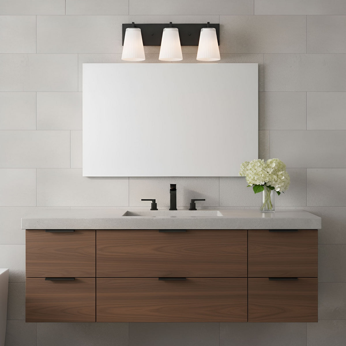 Upson Three Light Bath