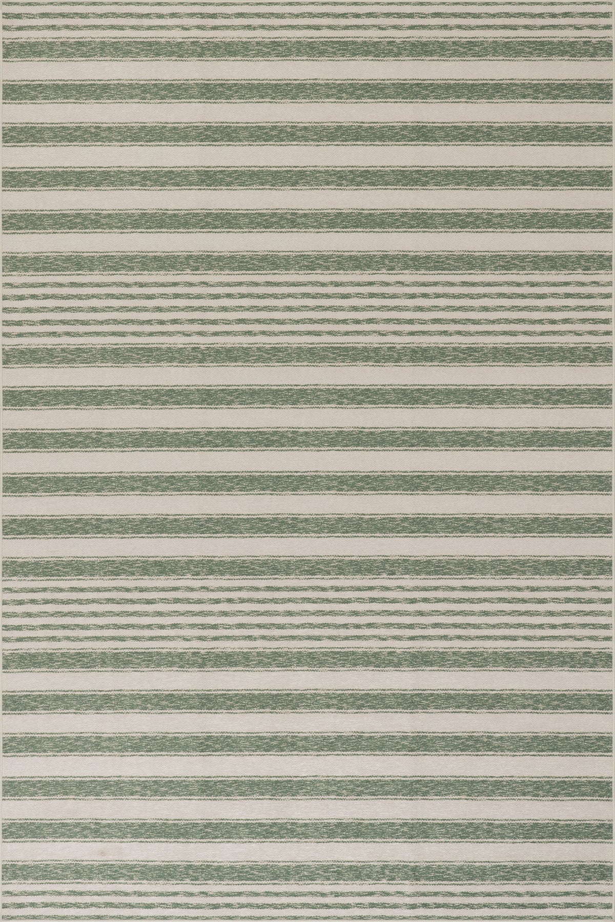 Xaren Coastal Striped Machine Washable Rug