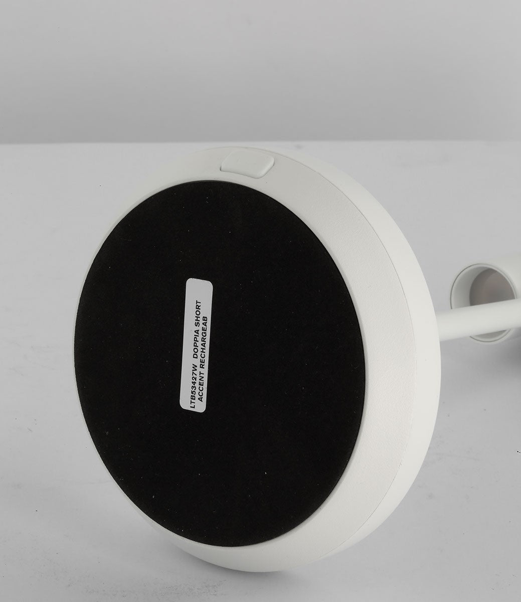 Doppia Short Accent Rechargeable Table Lamp
