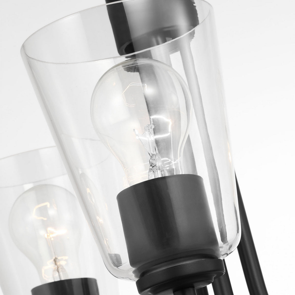 Miles Three Light Chandelier — Clear