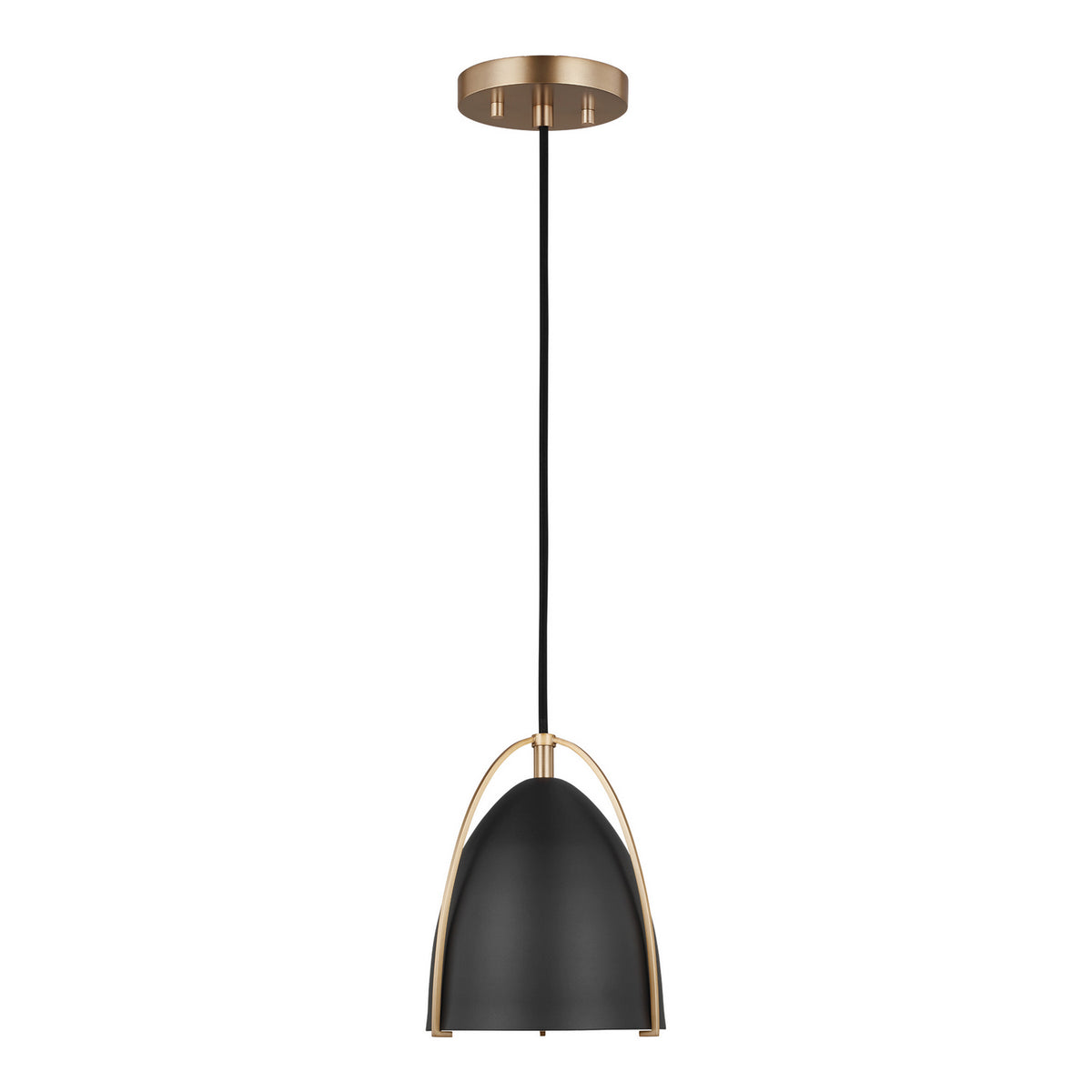 One Light Mini-Pendant — Midnight Black, 60 W