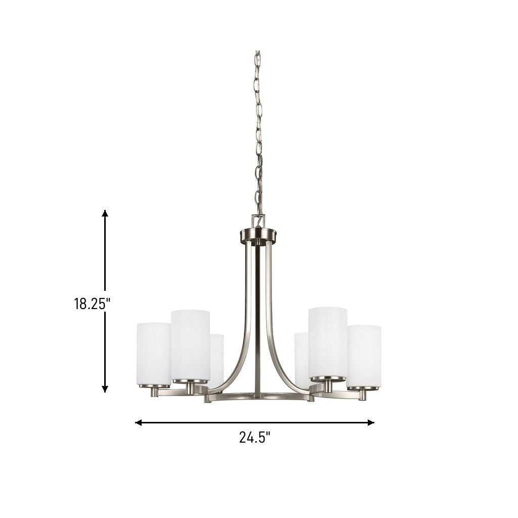 Hettinger Six Light Chandelier