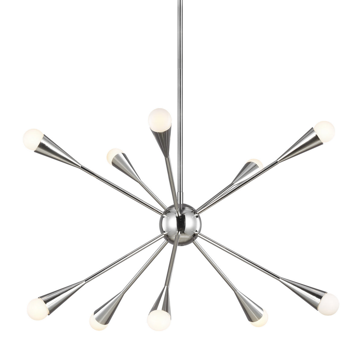 Ten Light Chandelier — 27.25"