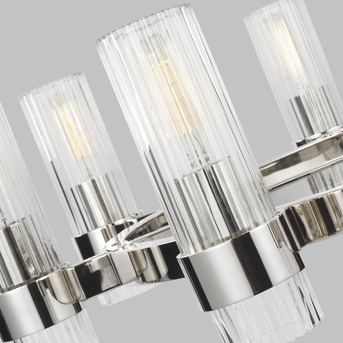 Eight Light Chandelier — 33"