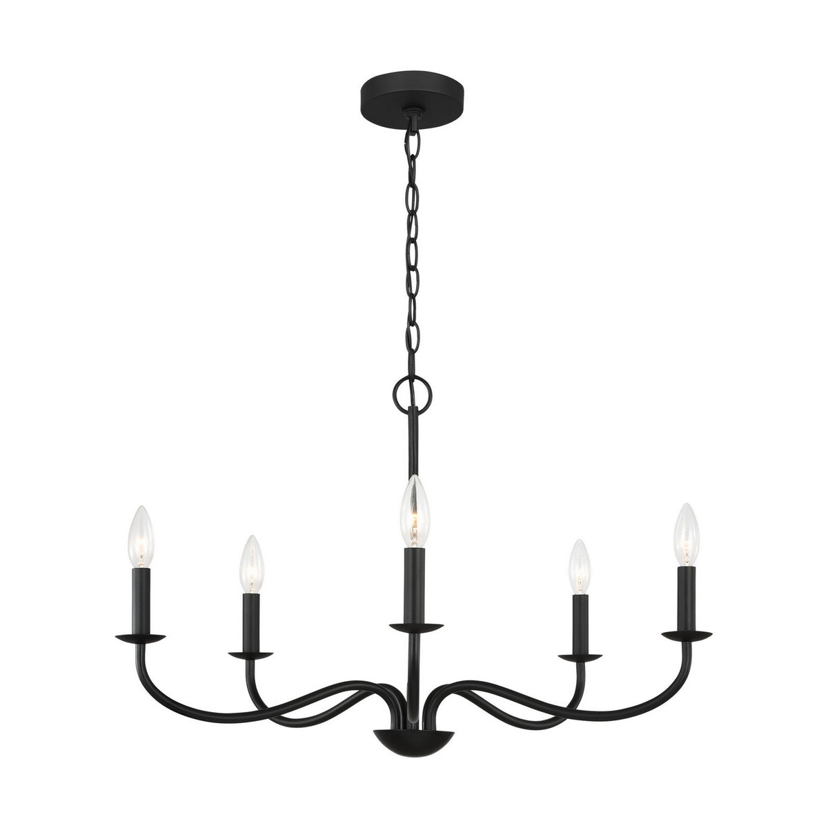 Abells Five Light Chandelier