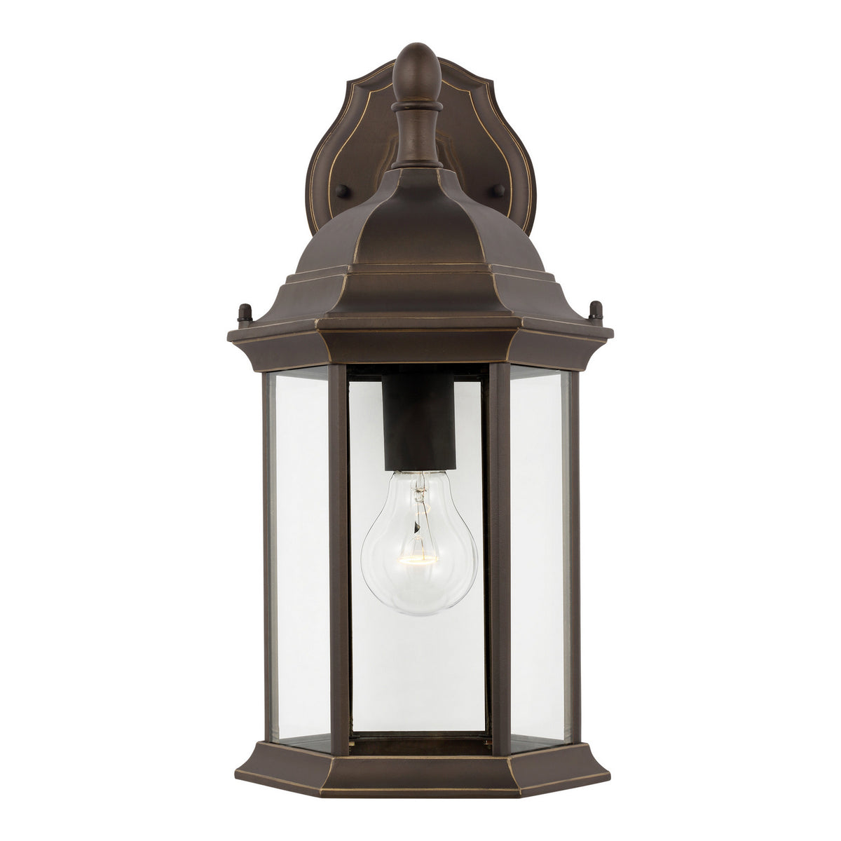 Sevier 16" Downlight Lantern — Satin Etched