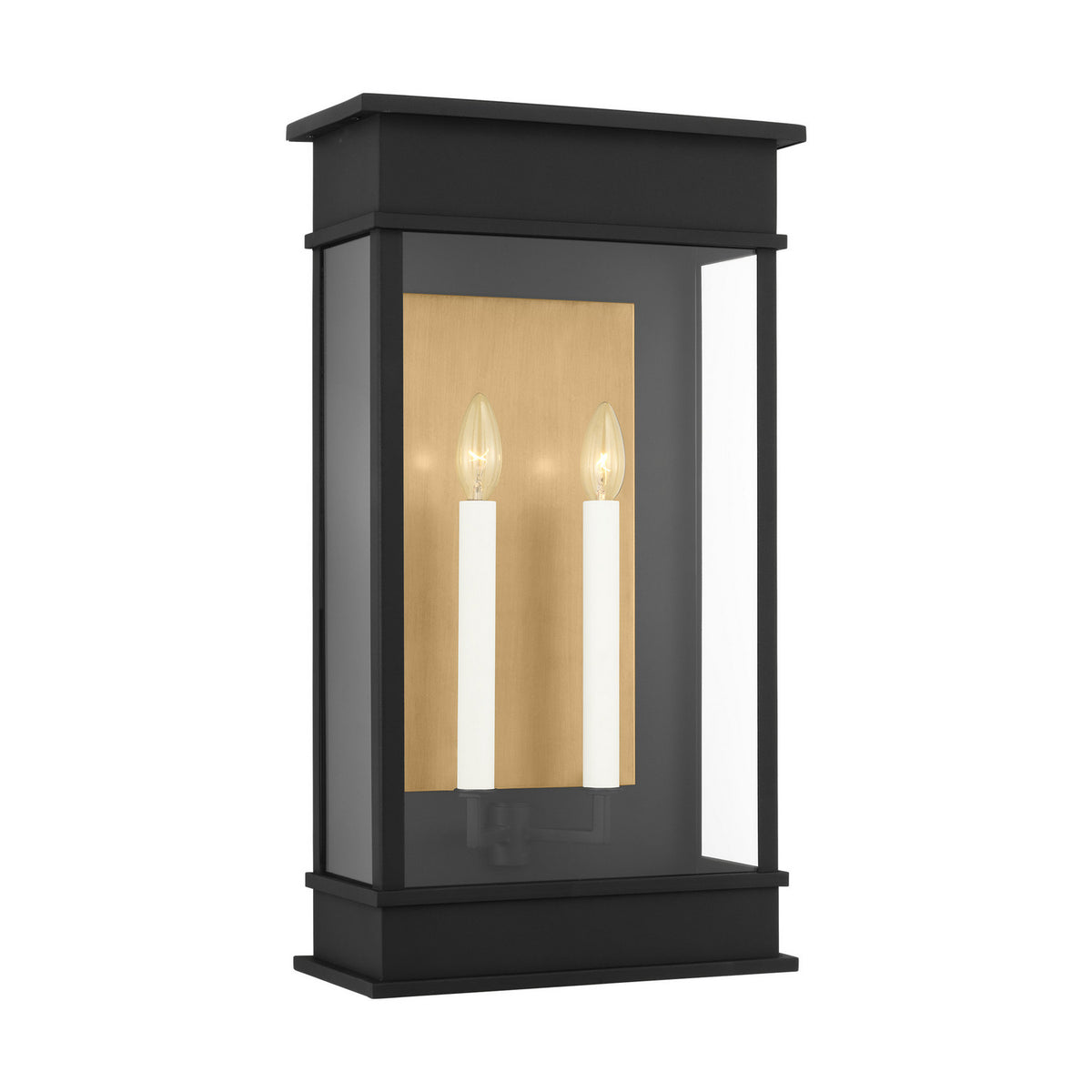 Two Light Outdoor Wall Sconce — 19.13"