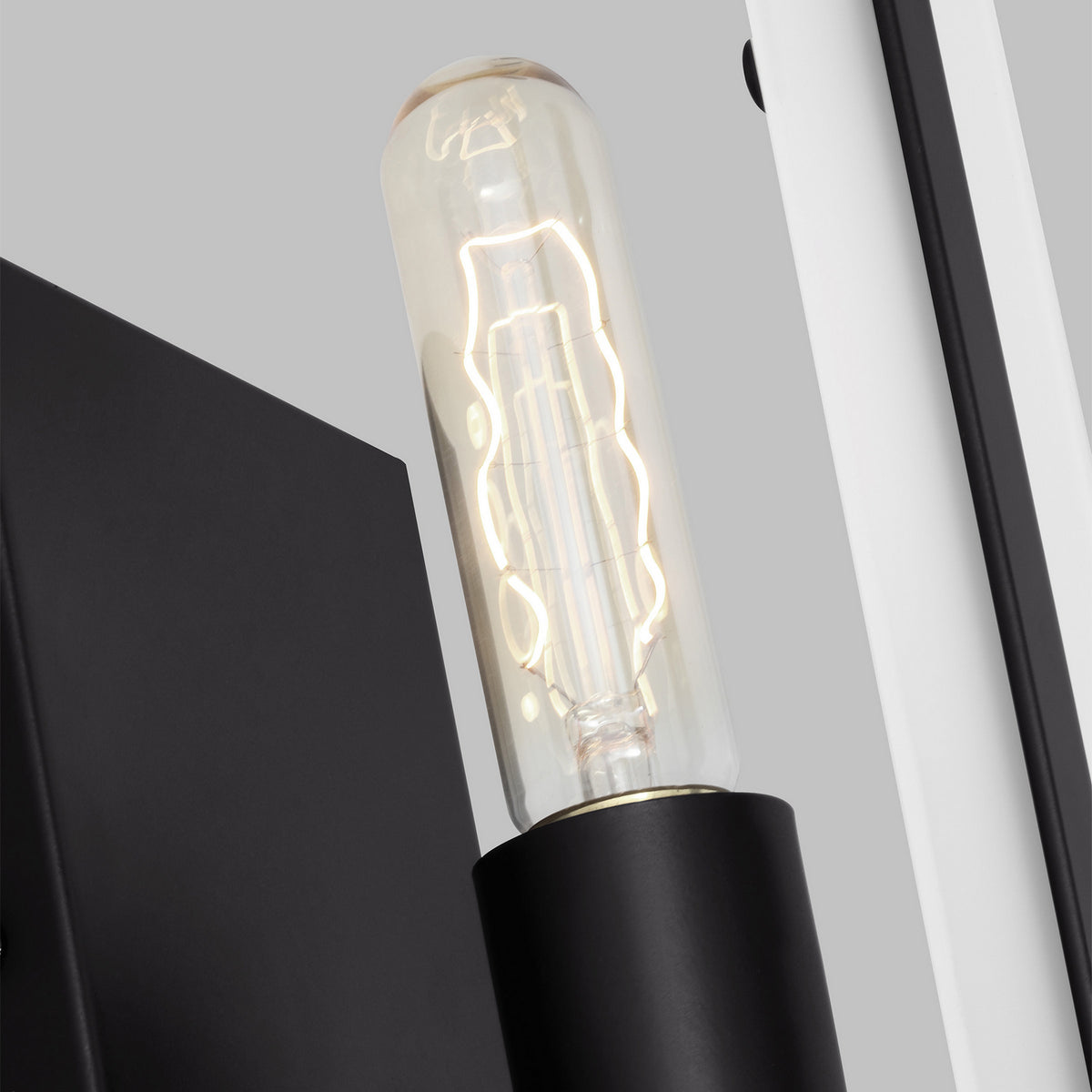 LED Bath Wall Sconce — W: 4.75" × H: 10.00" × D: 4.88"
