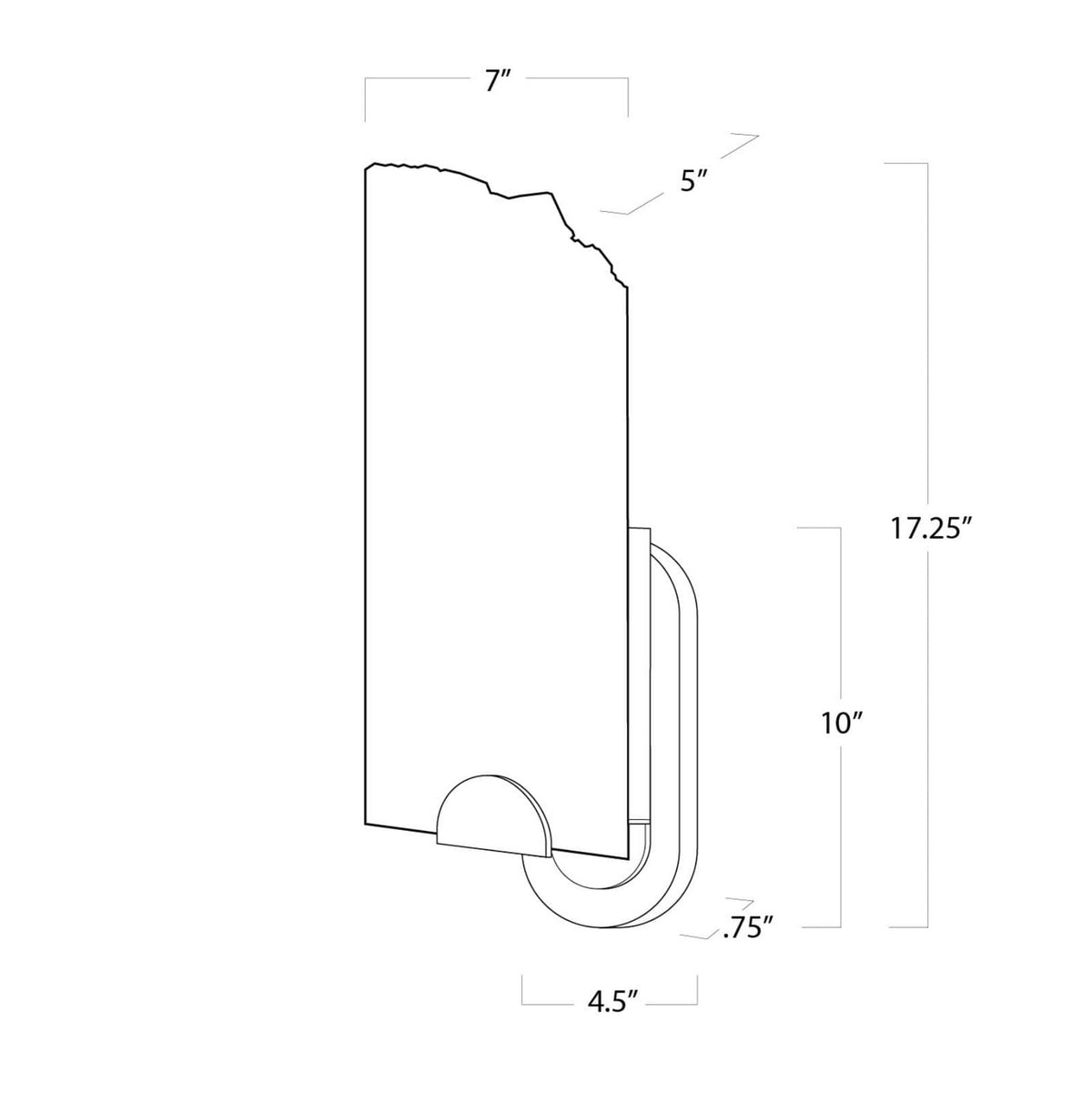 Jonah One Light Wall Sconce