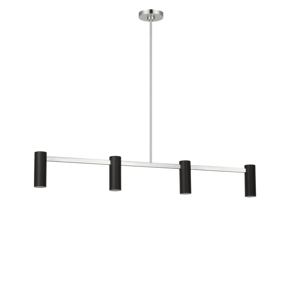 Zentro Four Light Linear Chandelier