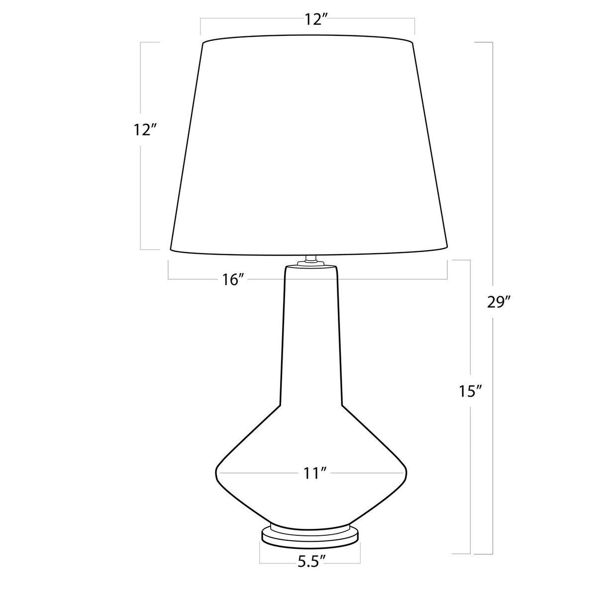 Kayla One Light Table Lamp