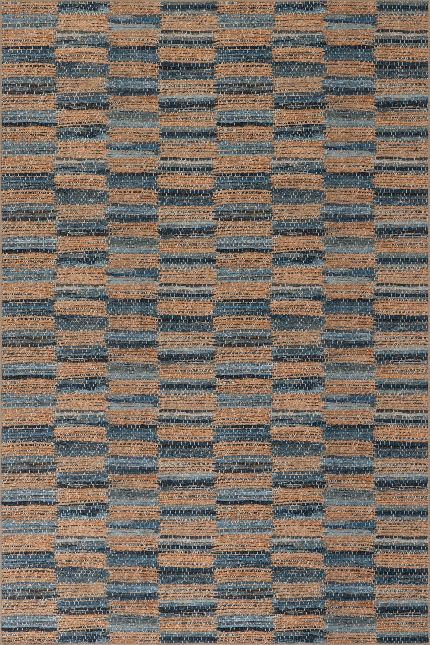 Lynix Coastal Striped Machine Washable Rug