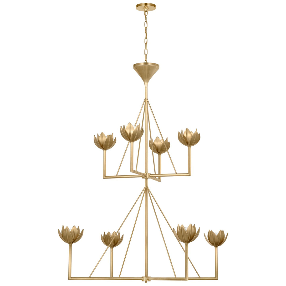 Alberto Large Two Tier Chandelier