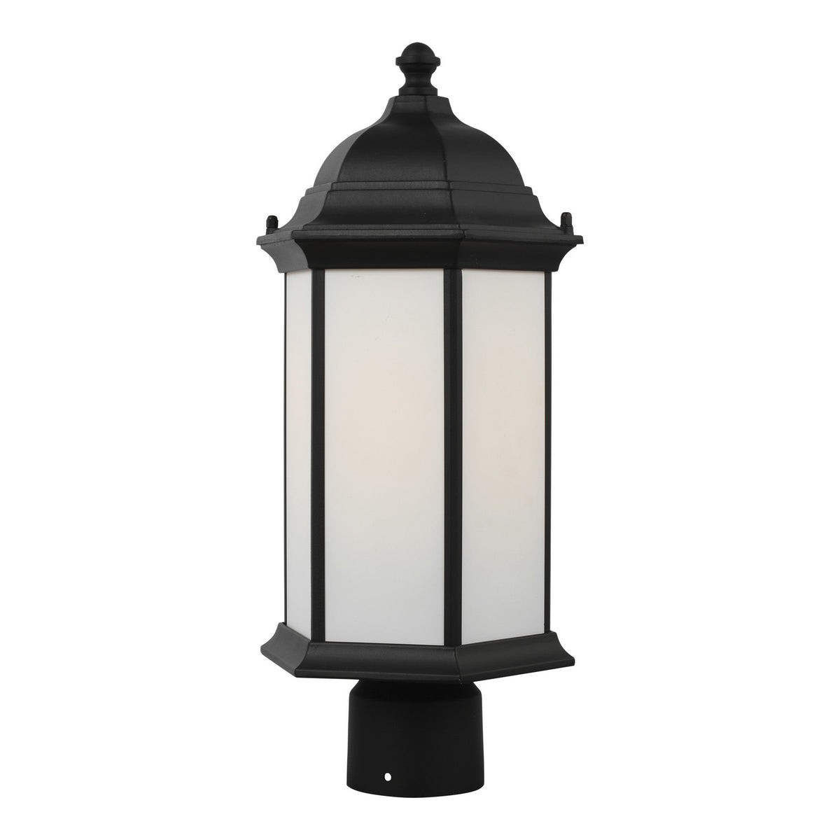 Sevier 18" Post Lantern — Satin Etched