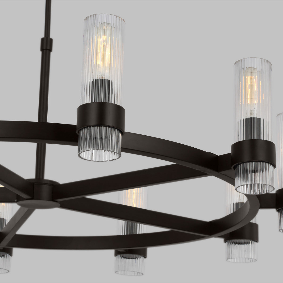 Eight Light Chandelier — 42"