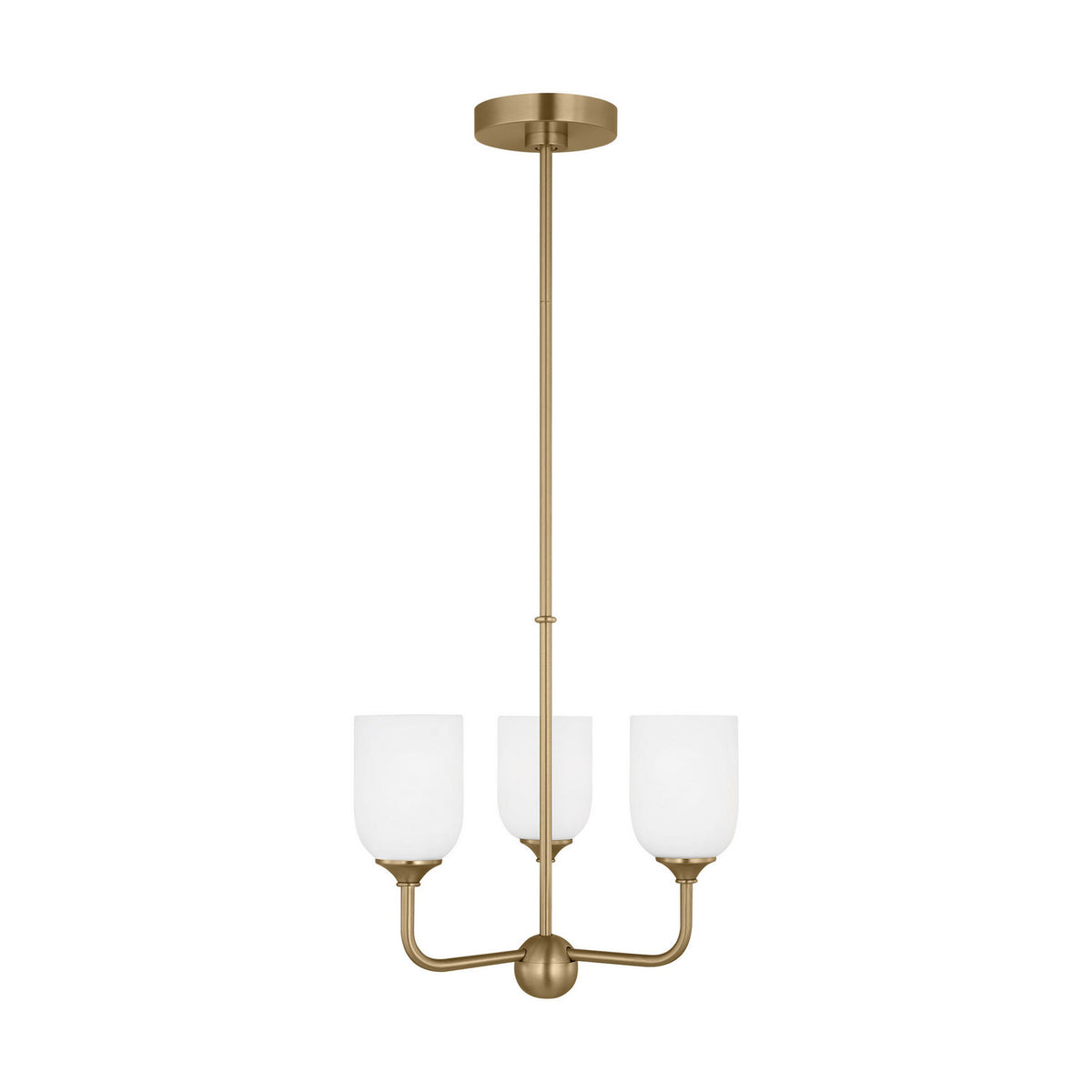 Emile Three Light Small Chandelier — 9 W