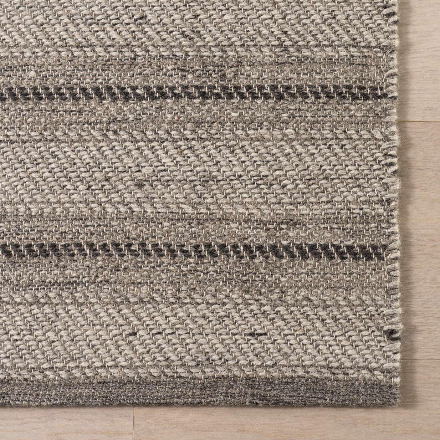 Nate Berkus Mateo Striped Wool Cozy Area Rug