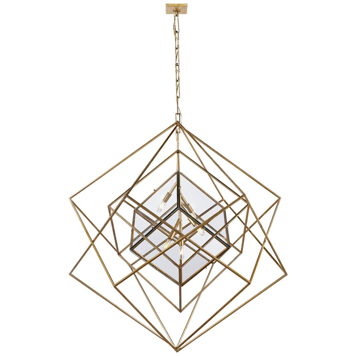 Cubist Five Light Chandelier