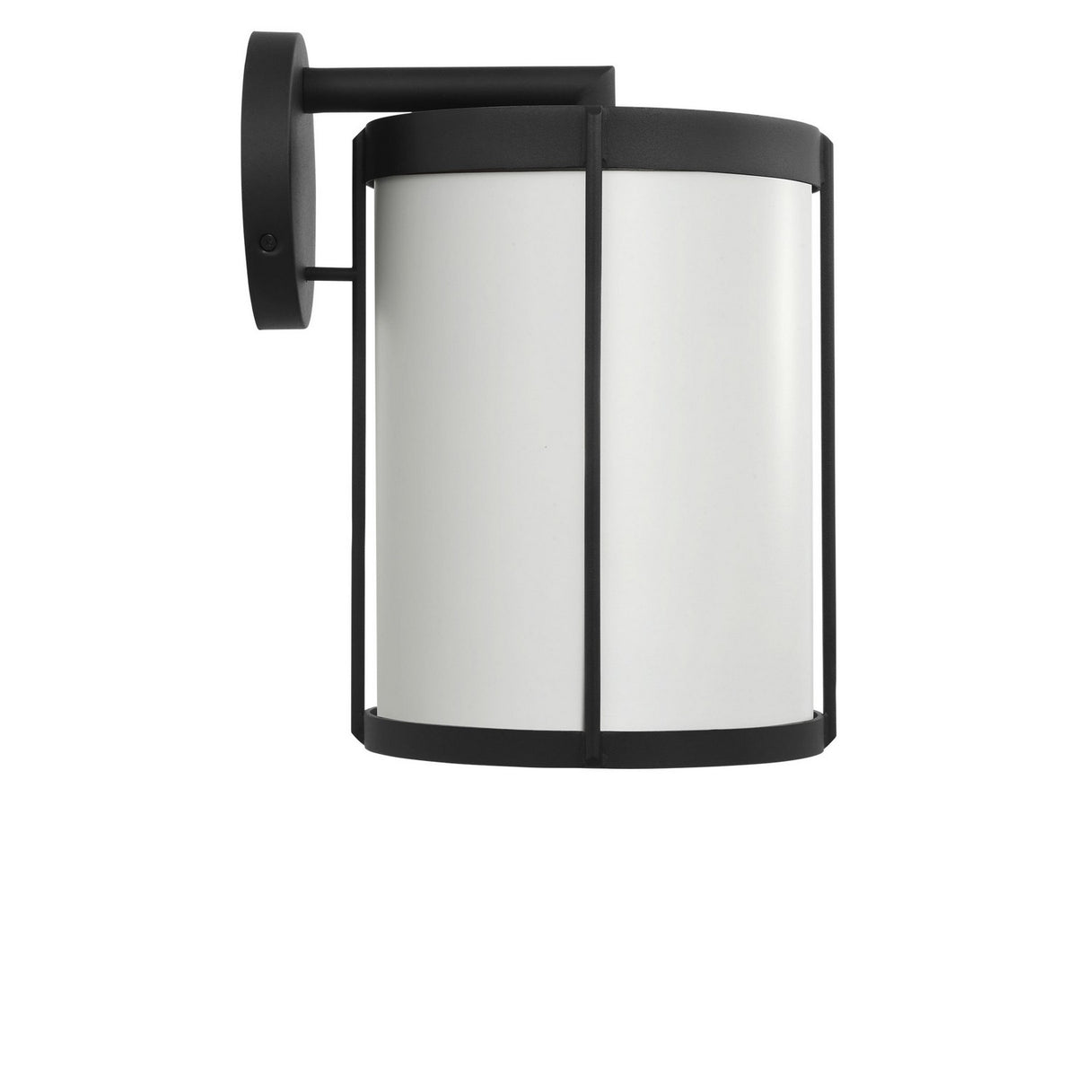 Luning Medium Lantern — White Aluminum Shade