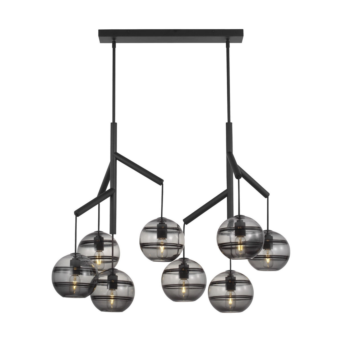 Eight Light Chandelier — 39.3"