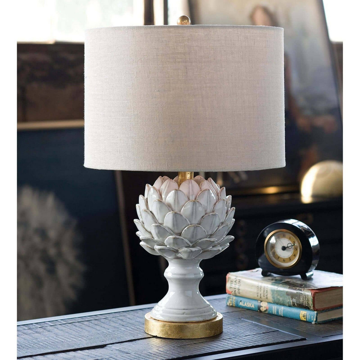 Leafy Artichoke One Light Table Lamp