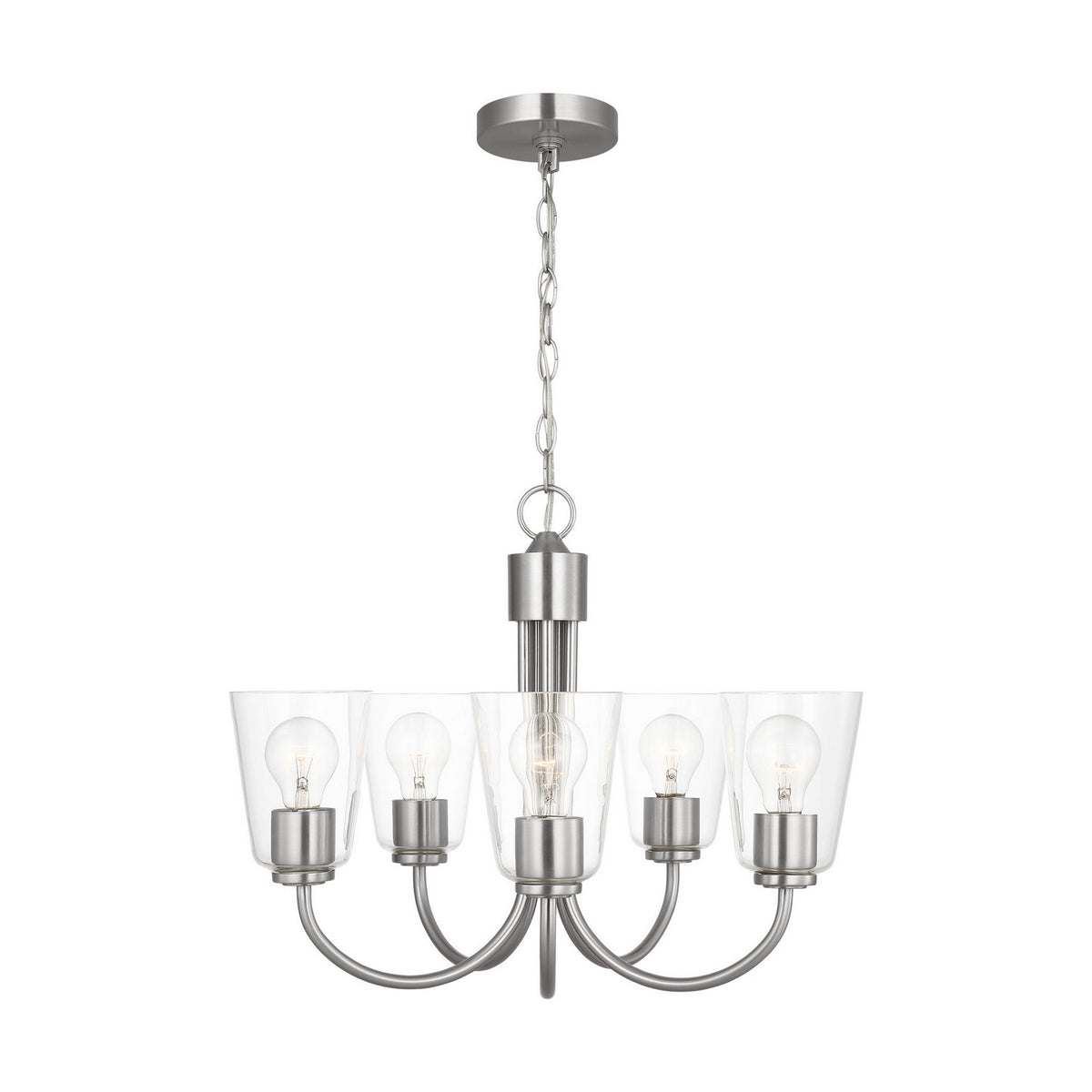 Miles Five Light Chandelier