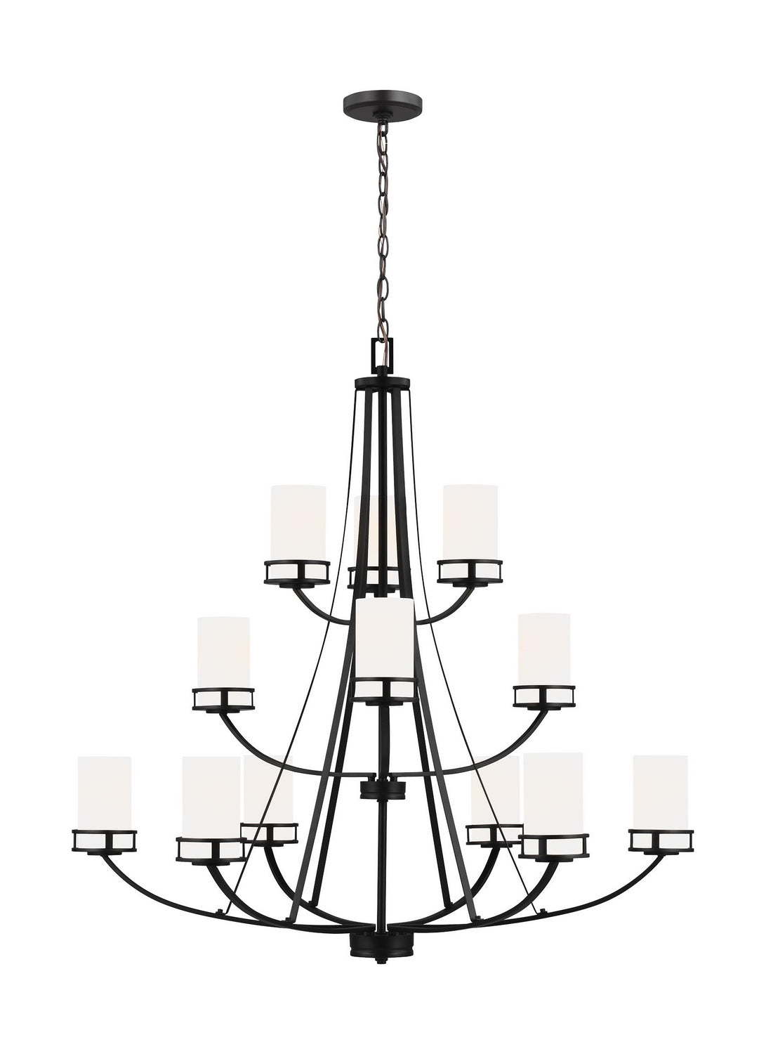 12 Light Chandelier — 40.63"