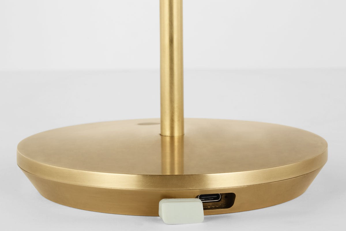 Nevis Short Accent Rechargeable Table Lamp