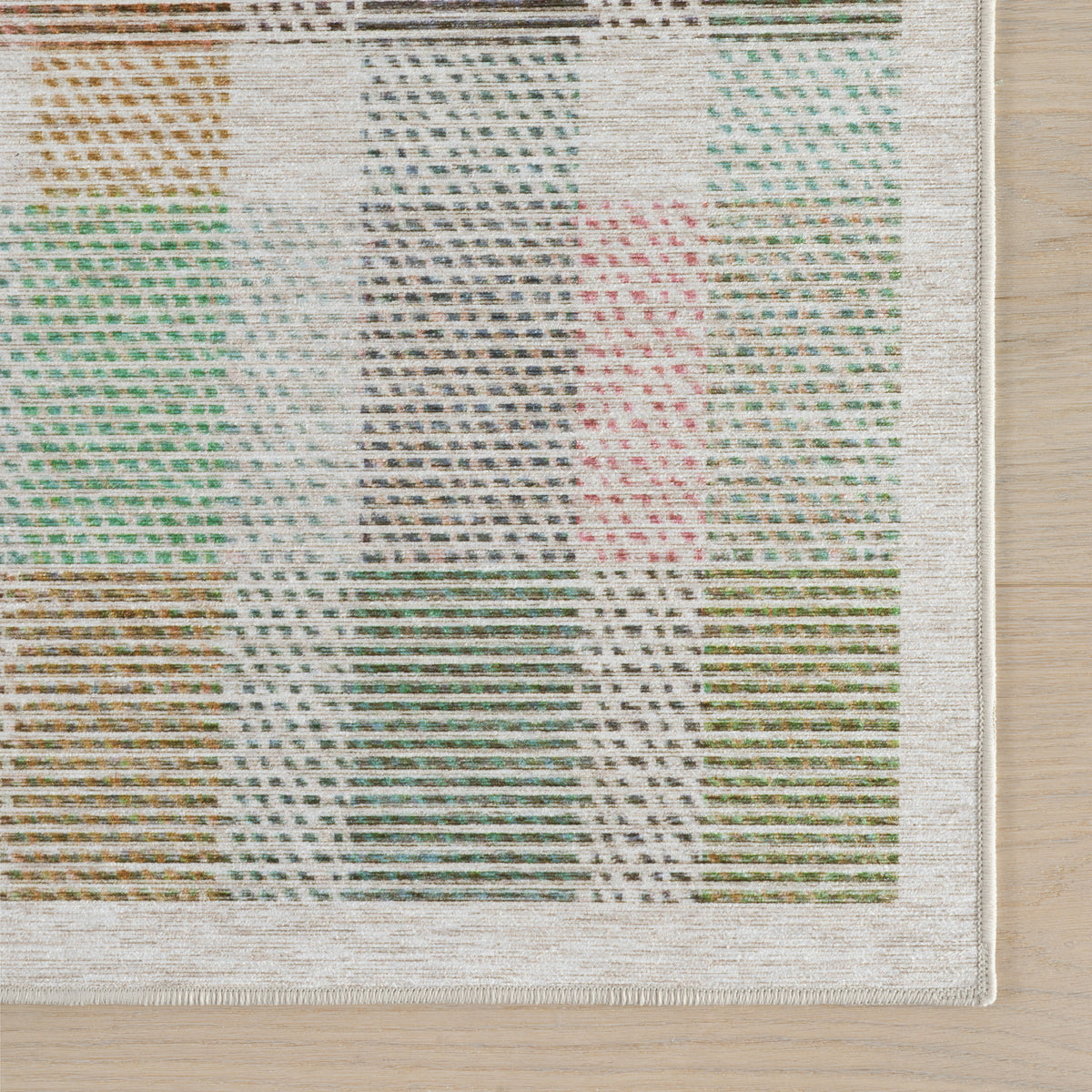 Picnic Plaid Machine Washable Rug