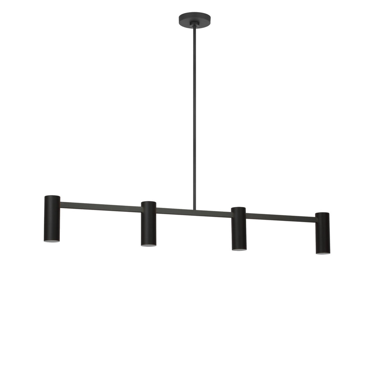 Zentro Four Light Linear Chandelier