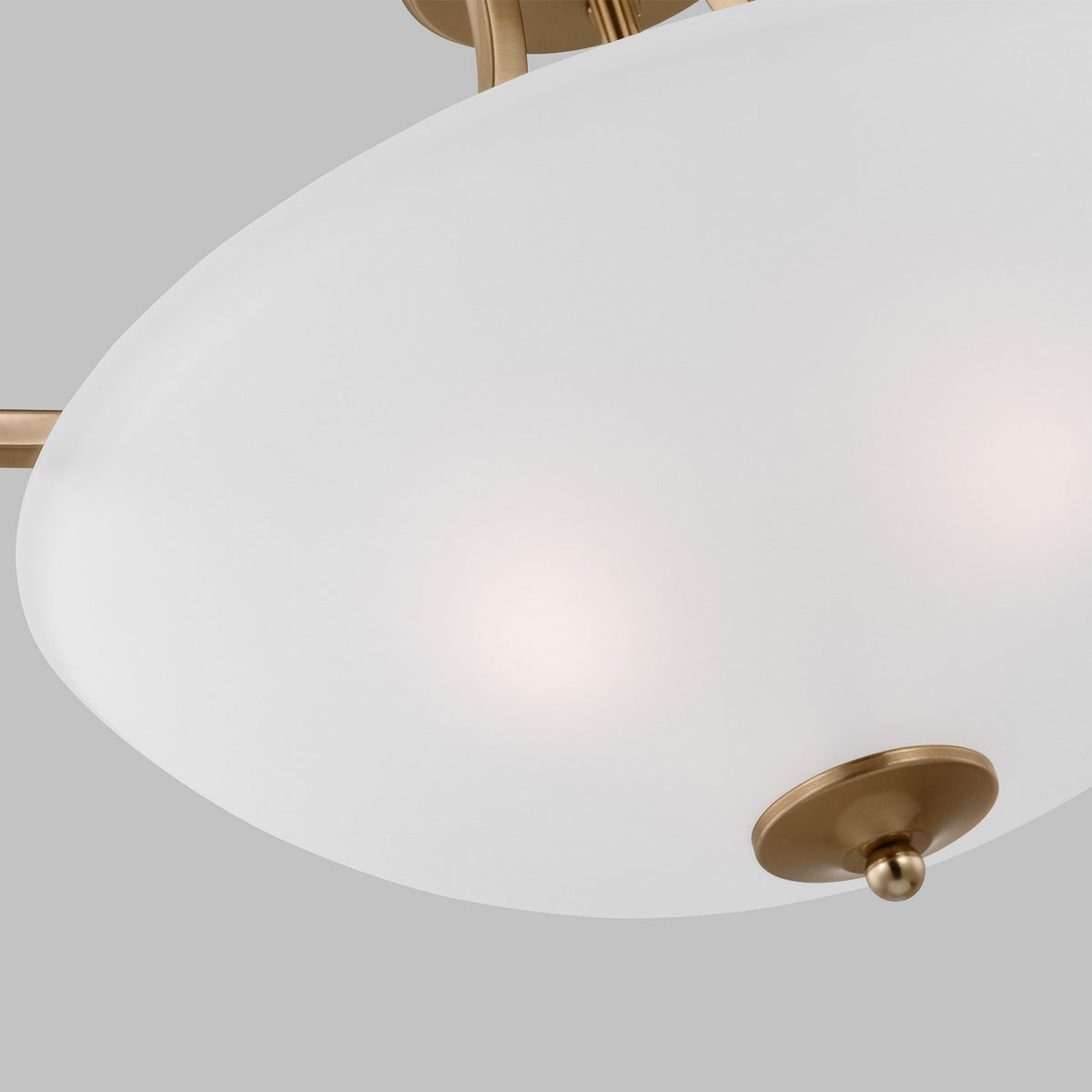 Geary Three Light Semi Flush Mount